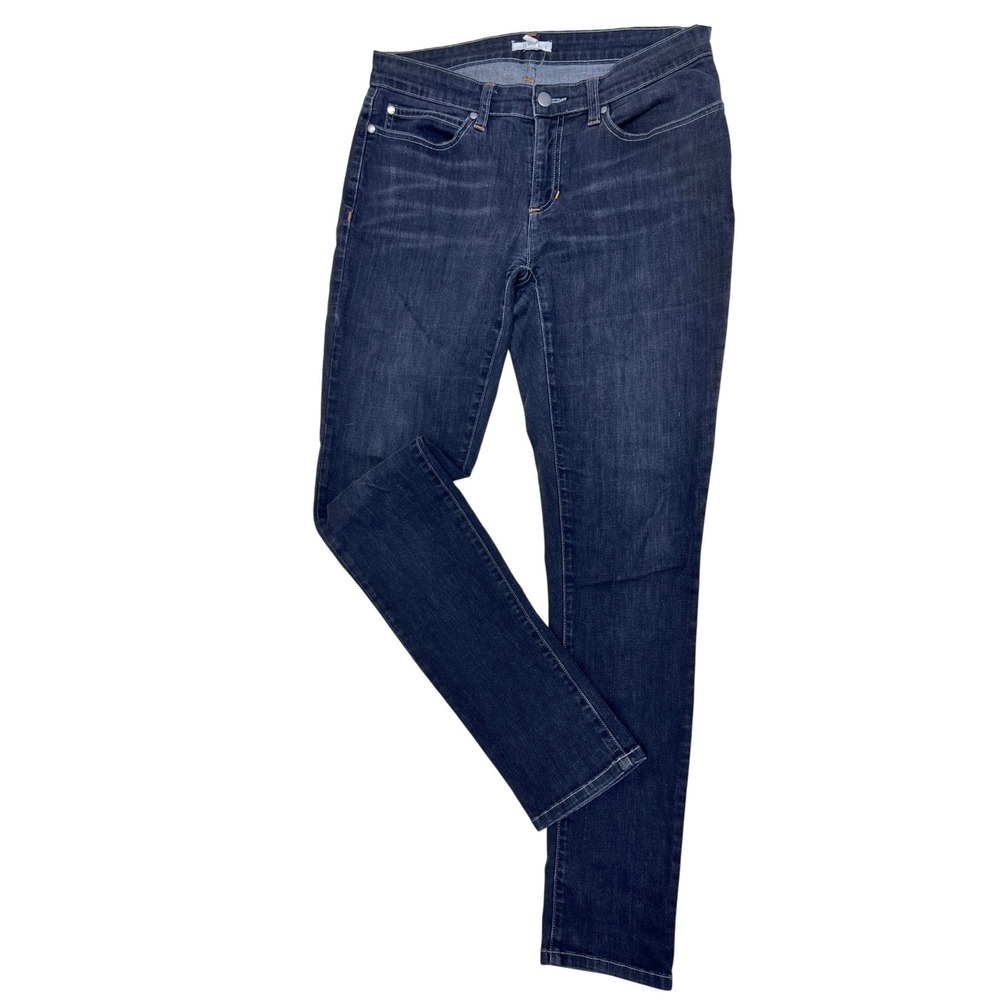 Eileen Fisher Skinny Jeans Womens‎ 6 Black Wash Excellent Organic Cotton Stretch